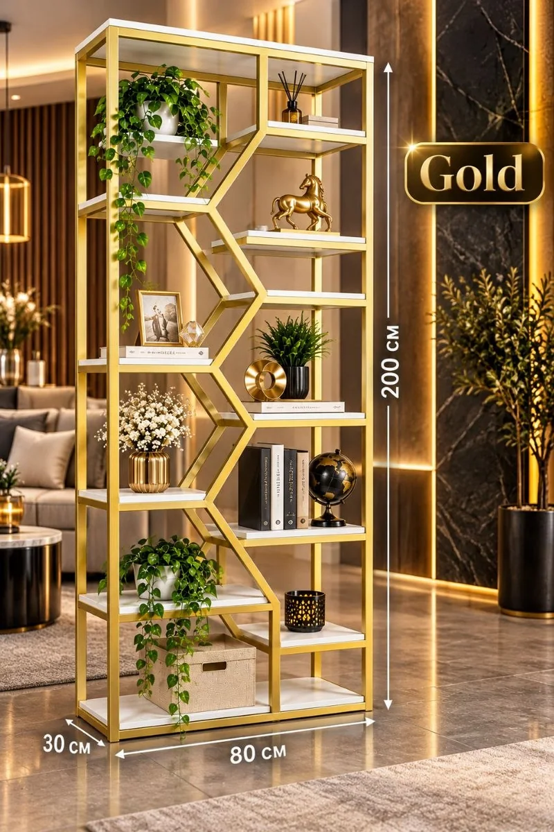 Gold zigzag stelaj